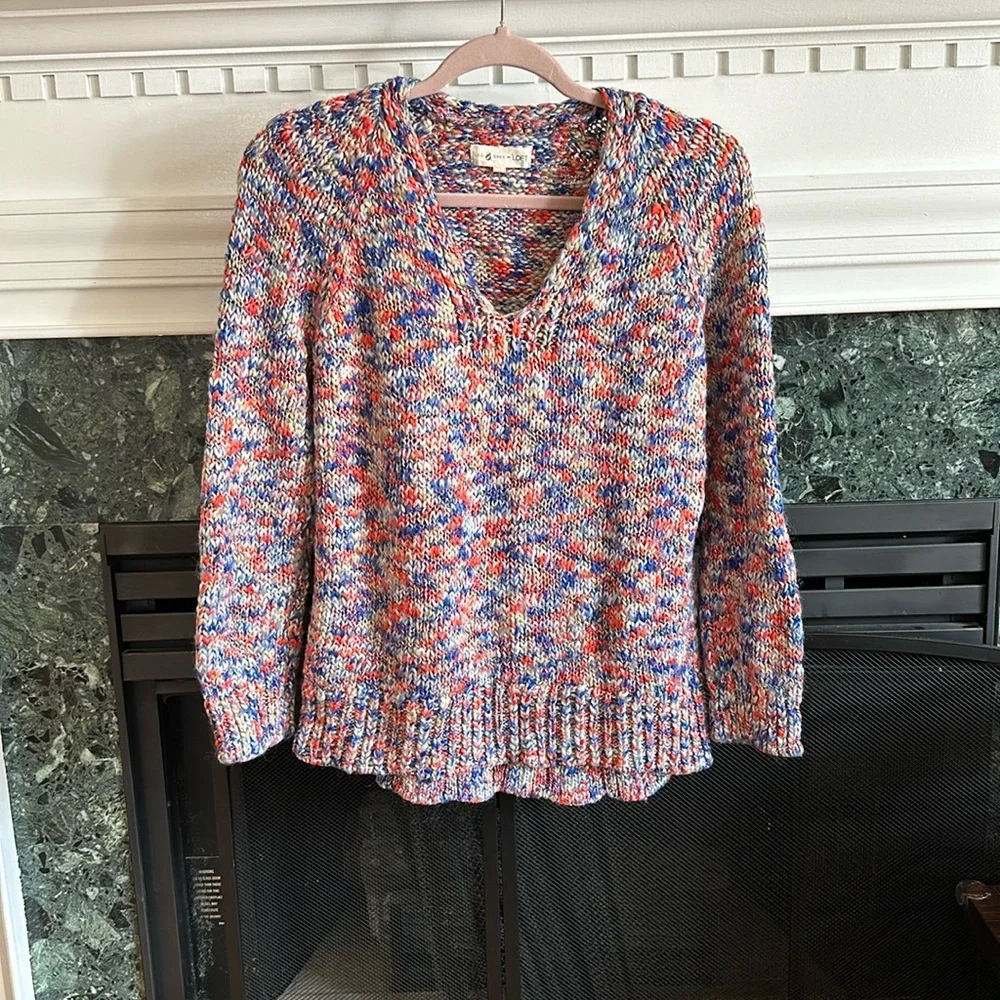 Lou & Grey Marled Sweater size medium - Picture 1 of 9